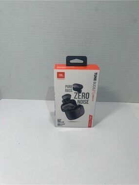 JBL Tune Buds True Wireless Earbuds - Black & Orange Accents